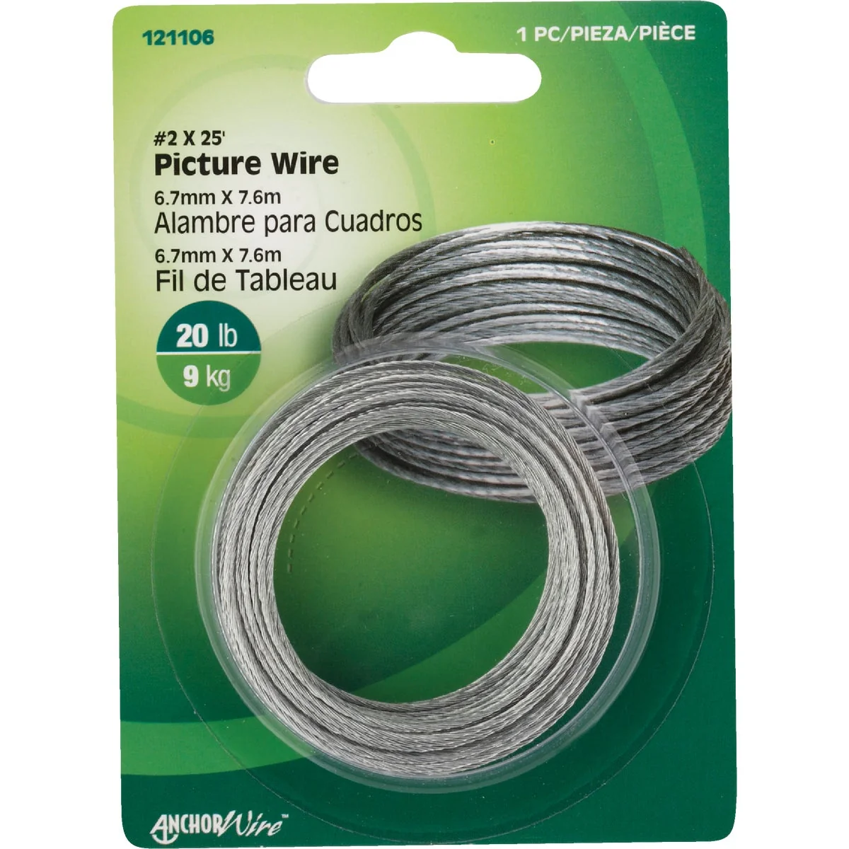 User-Friendly Hillman Anchor Wire 20 Lb. Capacity 25 Ft. Picture Wire Smart
