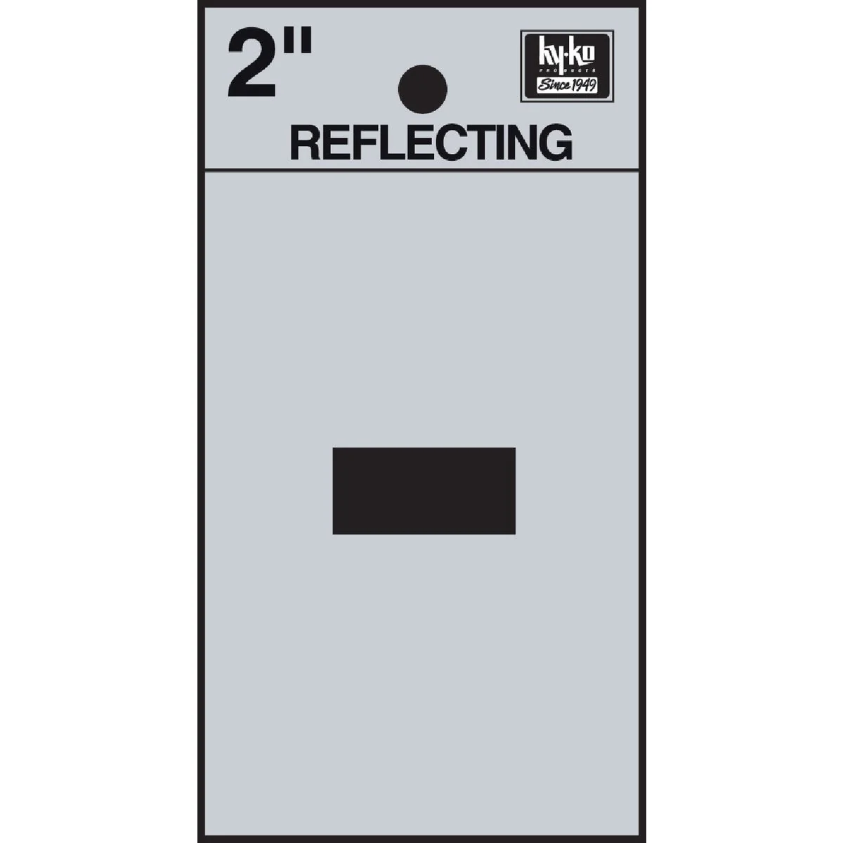 Eco-Friendly Hy-Ko 2 In. Vinyl Adhesive Symbol Hyphen Trendy