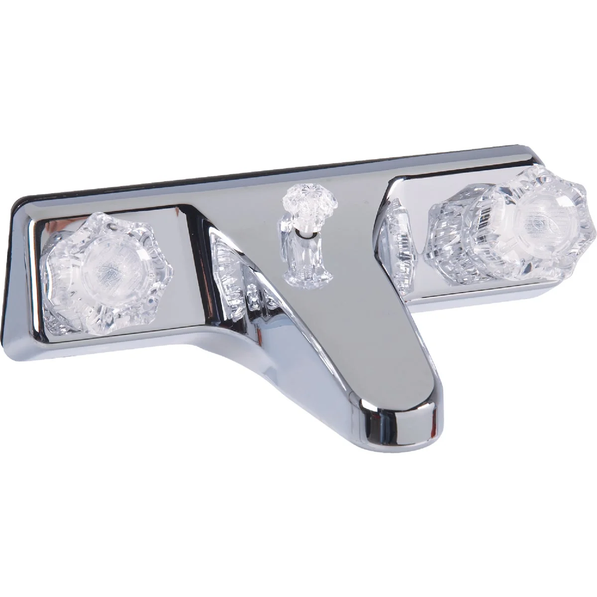 Unique US Hardware Utopia Chrome Bath Faucet for Mobile Homes User-Friendly