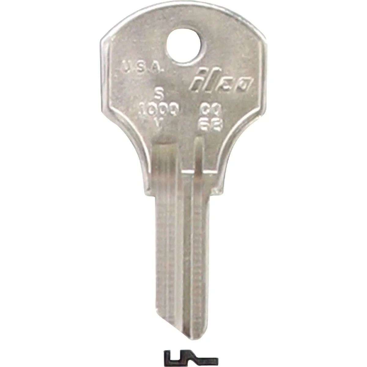Solid ILCO Corbin Nickel Plated File Cabinet Key CO68 10-Pack Artisan