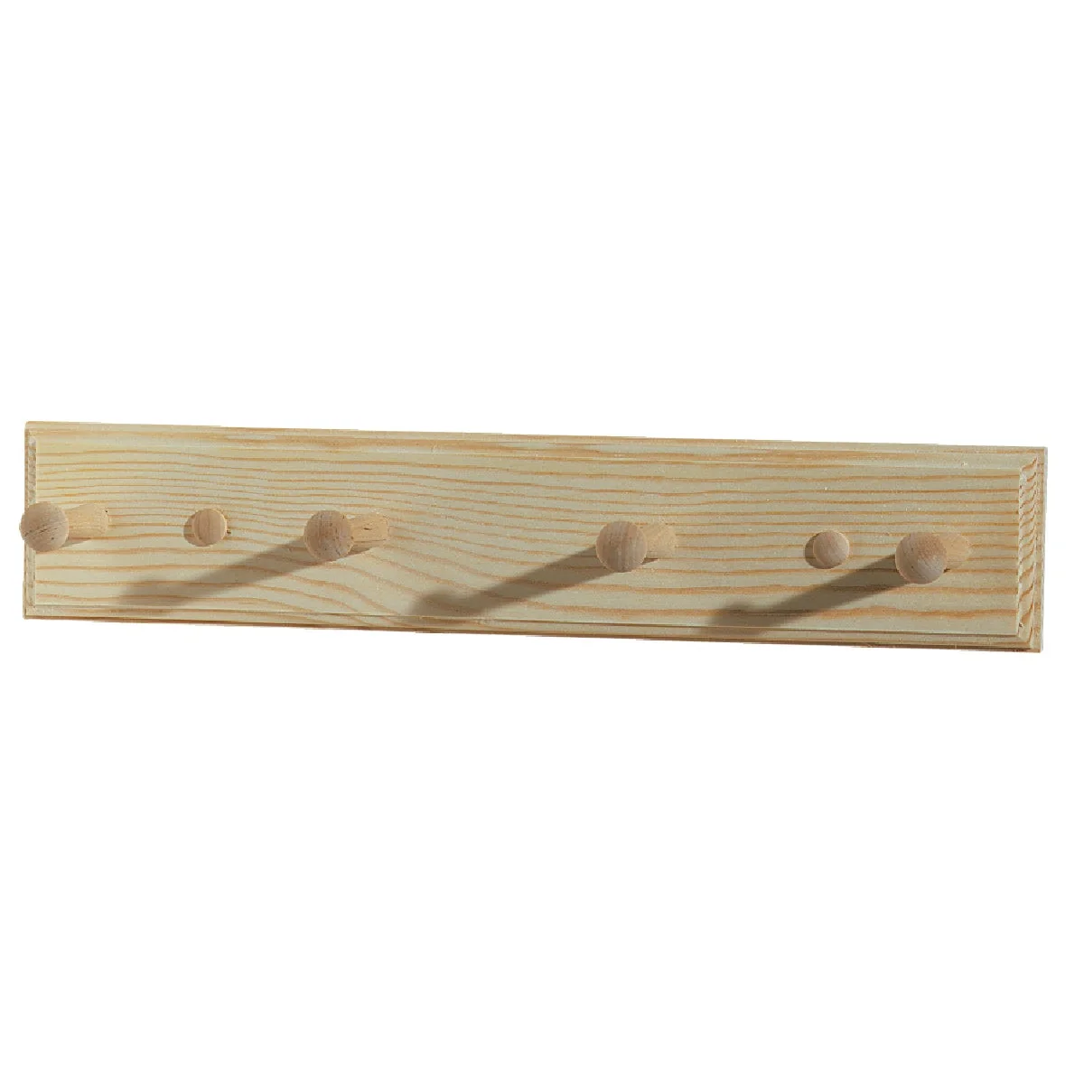 Elite Waddell Wood 18 In. Shaker Peg Rack Safe