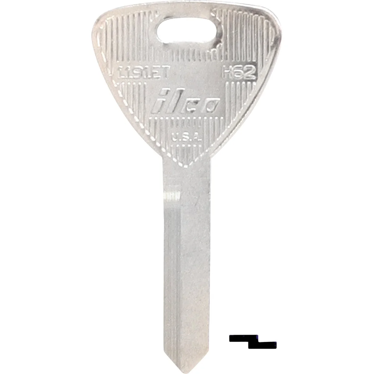 Organic ILCO Ford Nickel Plated Automotive Key H62 10-Pack Authentic