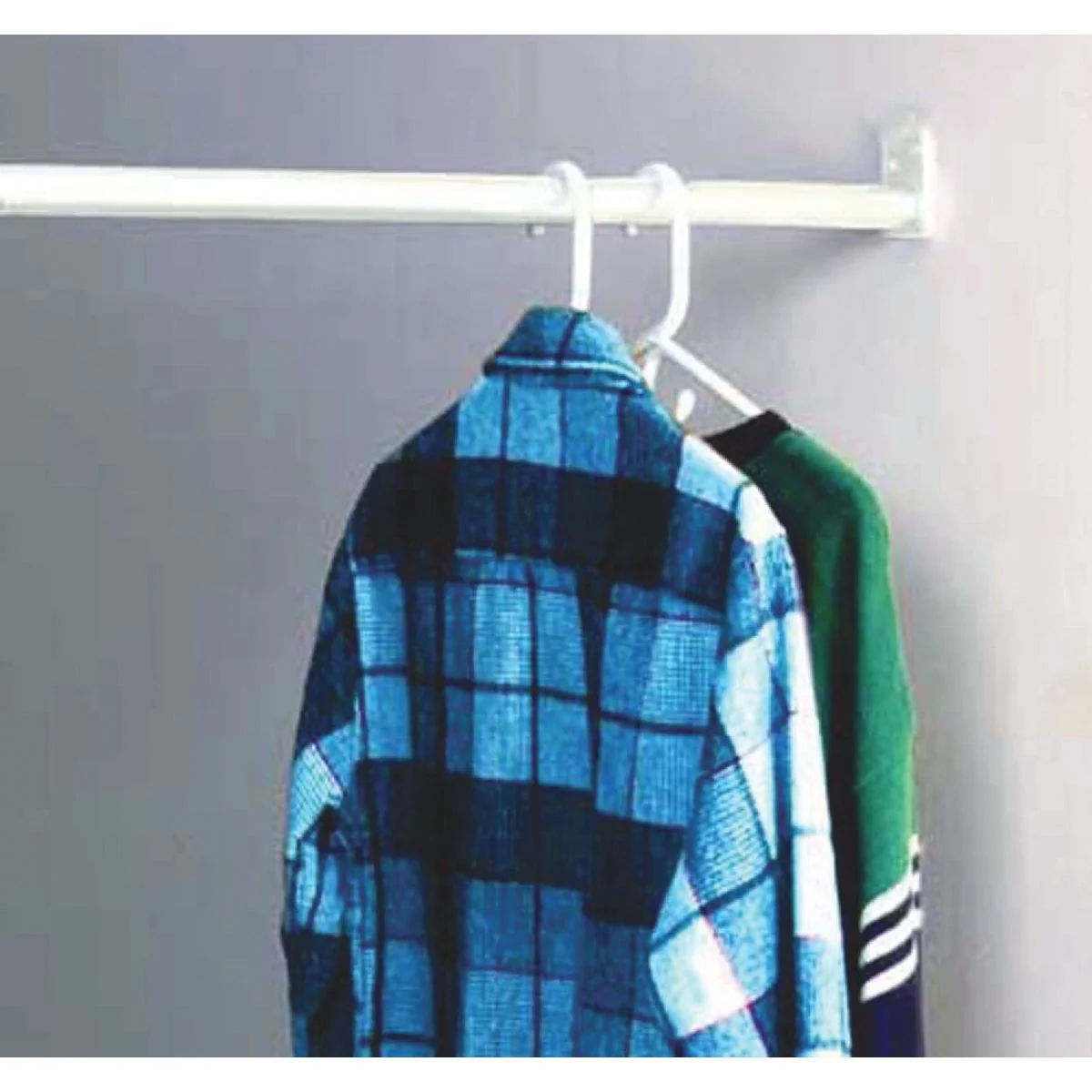 Exceptional John Sterling Closet-Pro 18 In. to 30 In. x 1 In. Adjustable Closet Rod White Casual