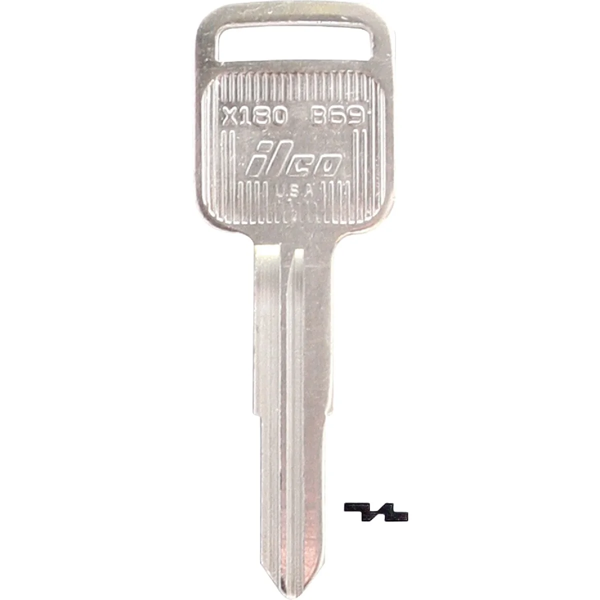 Trendy ILCO GM Nickel Plated Automotive Key B69 10-Pack Elegant