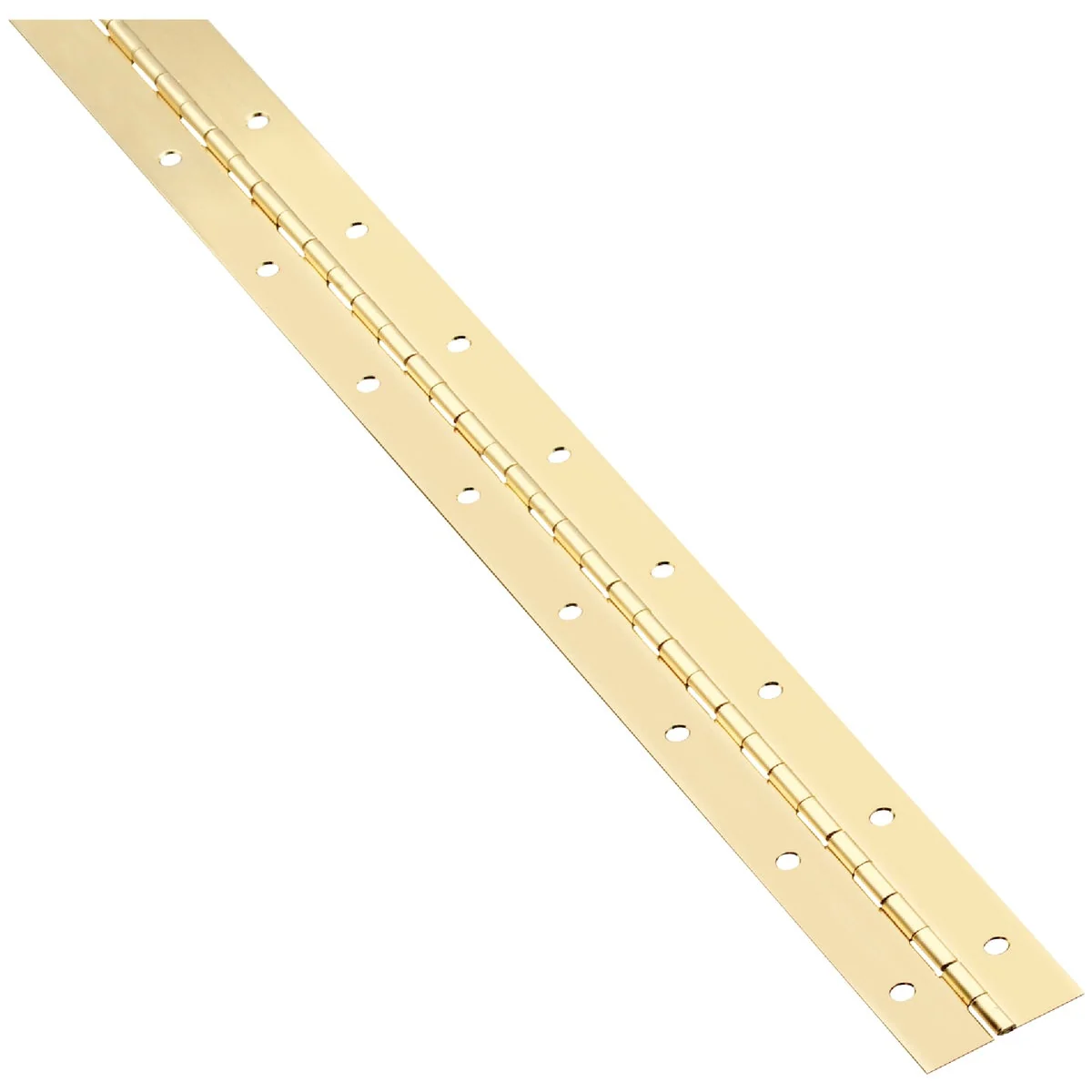 Verified National Steel 1-1 2 In. x 48 In. Bright Brass Continuous Hinge Healthy