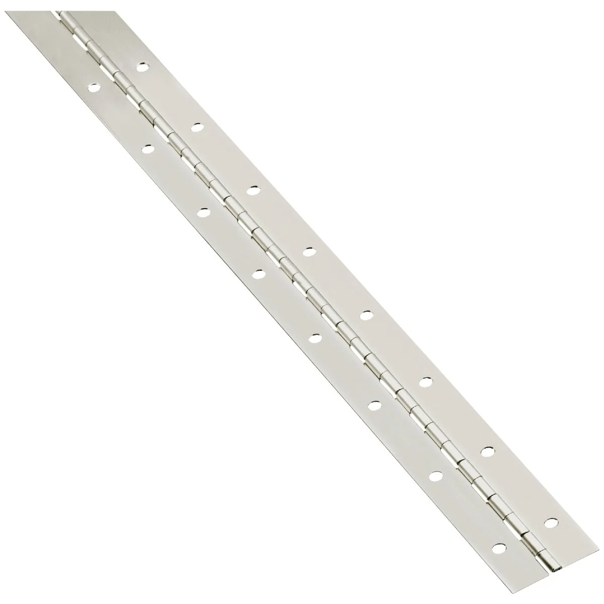 Safe National Steel 1-1 2 In. x 30 In. Nickel Continuous Hinge Stylish