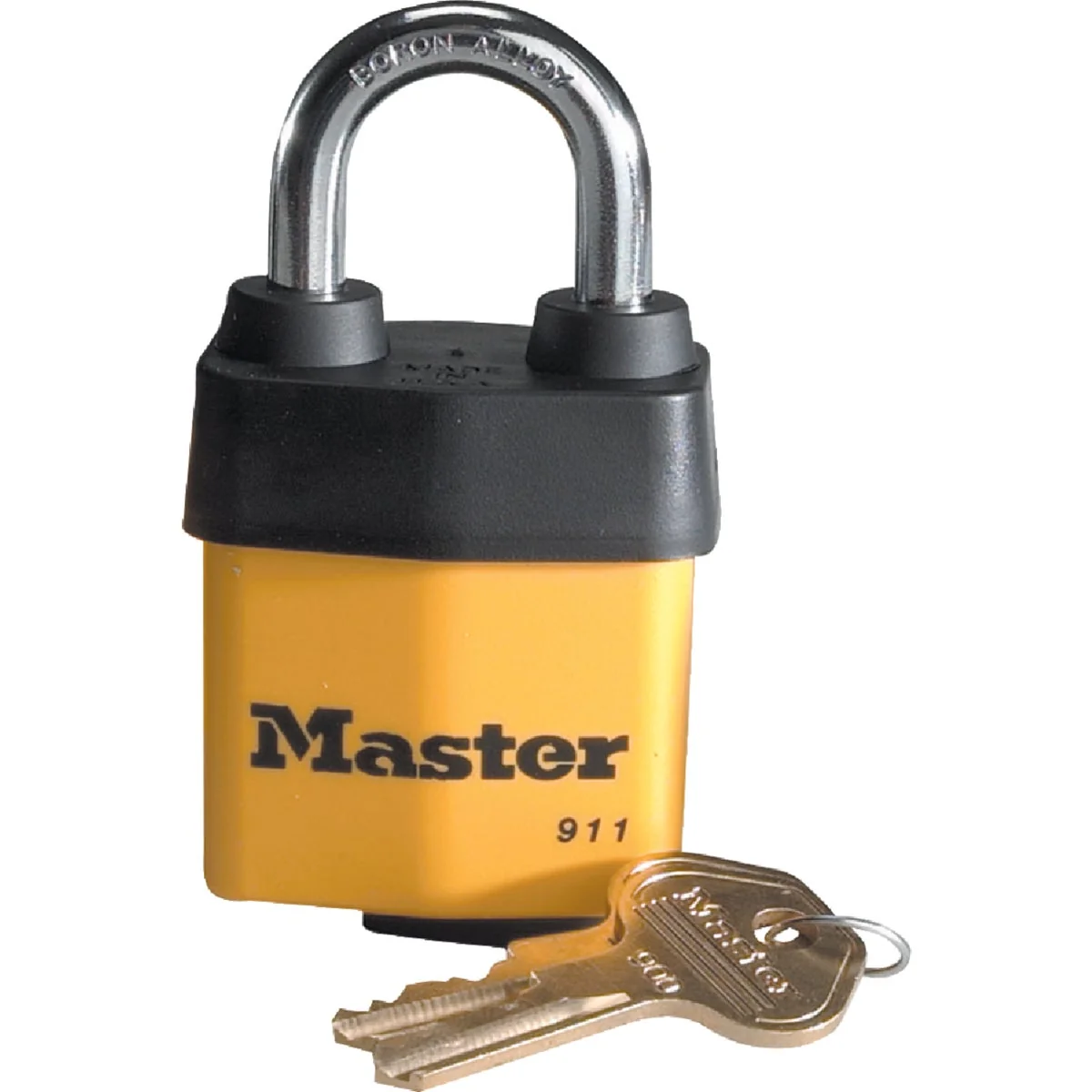 Organic Master Lock 2-1 8 In. W. FlexFit Keyway Cover Laminated Steel Different Keyed Padlock Secure
