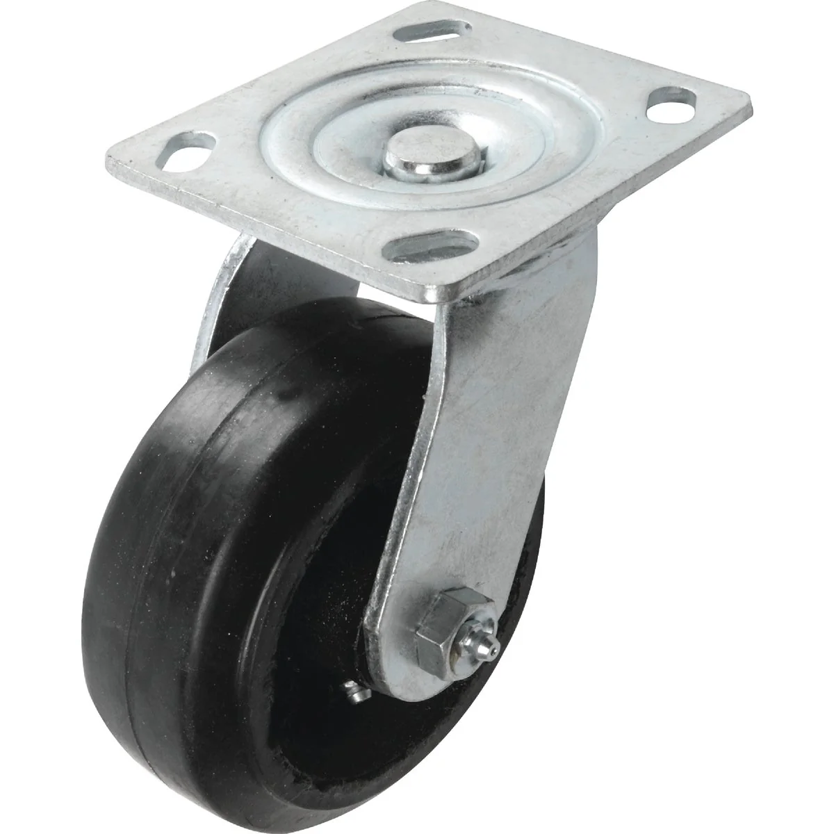 Trusted Shepherd 6 In. Medium-Heavy-Duty Polypropylene Swivel Plate Caster Smooth