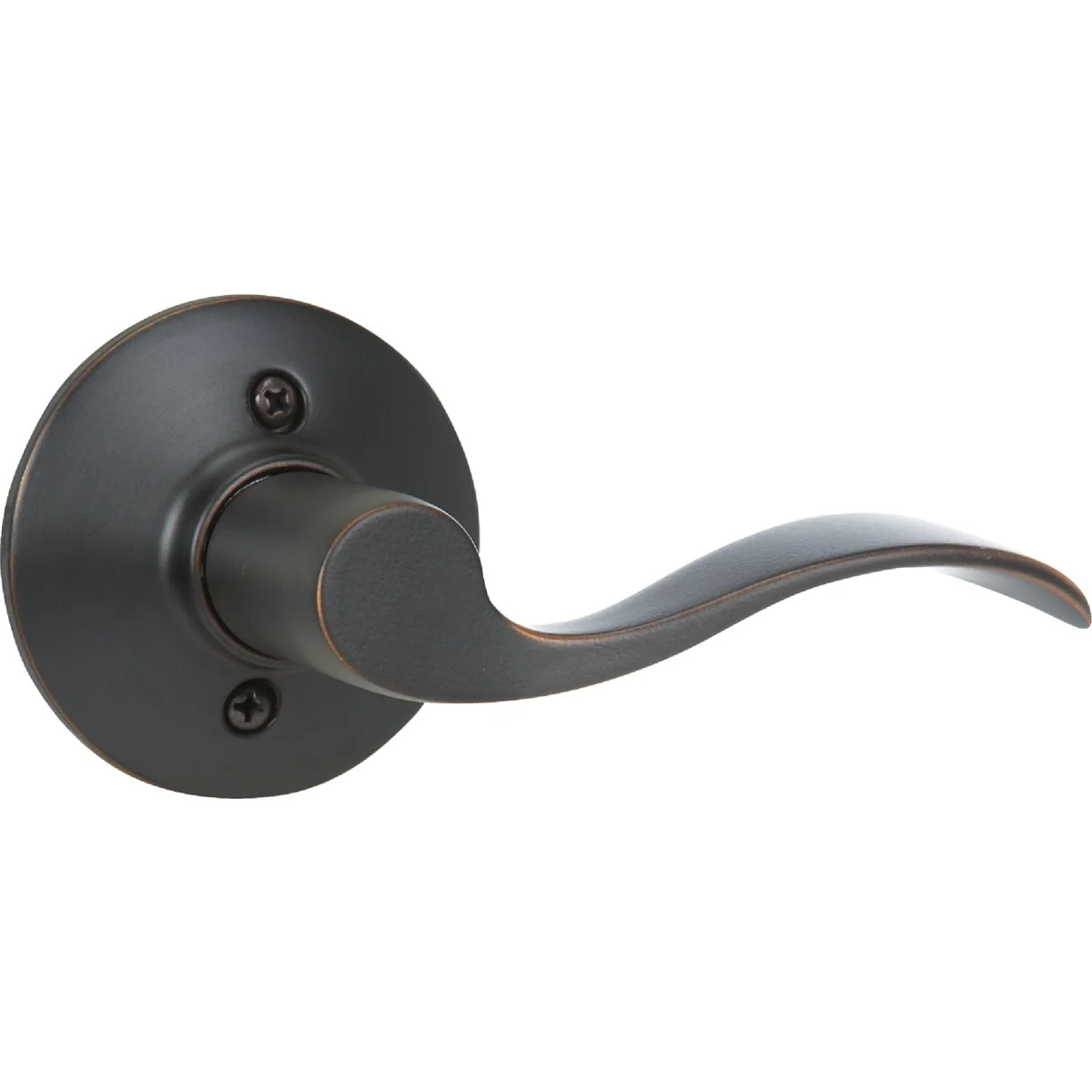 Practical Schlage Aged Bronze Right-Hand Accent Dummy Door Lever Fashionable