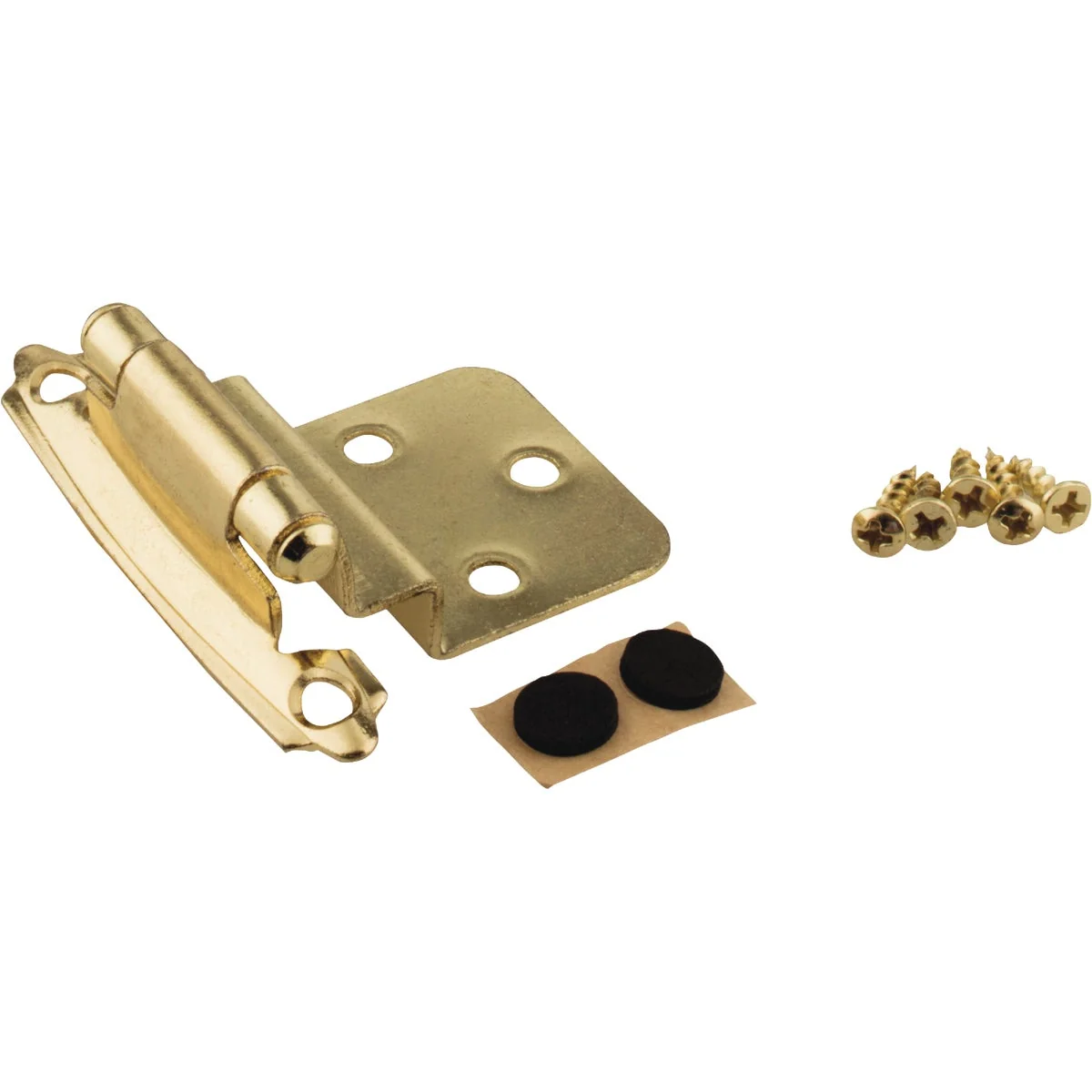Original Design KasaWare 3 8 In. Polished Brass Self-Closing Inset Hinge 2-Pack Relaxed