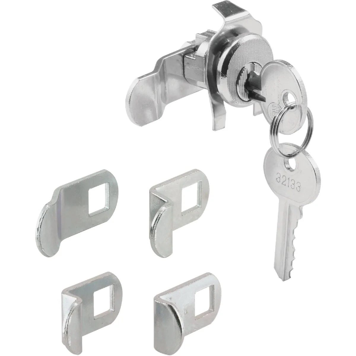 Trendy Defender Security Nickel Spring Clip Mailbox Lock Crafted