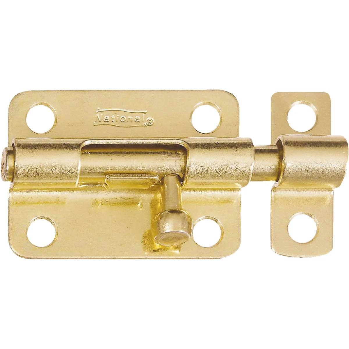 Soft National 3 In. Brass Steel Door Barrel Bolt Functional