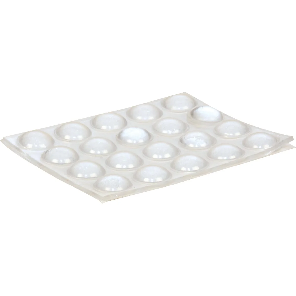 Convenient Sliders 3 8 In. Round Clear Furniture Bumpers 20-Count Excellent