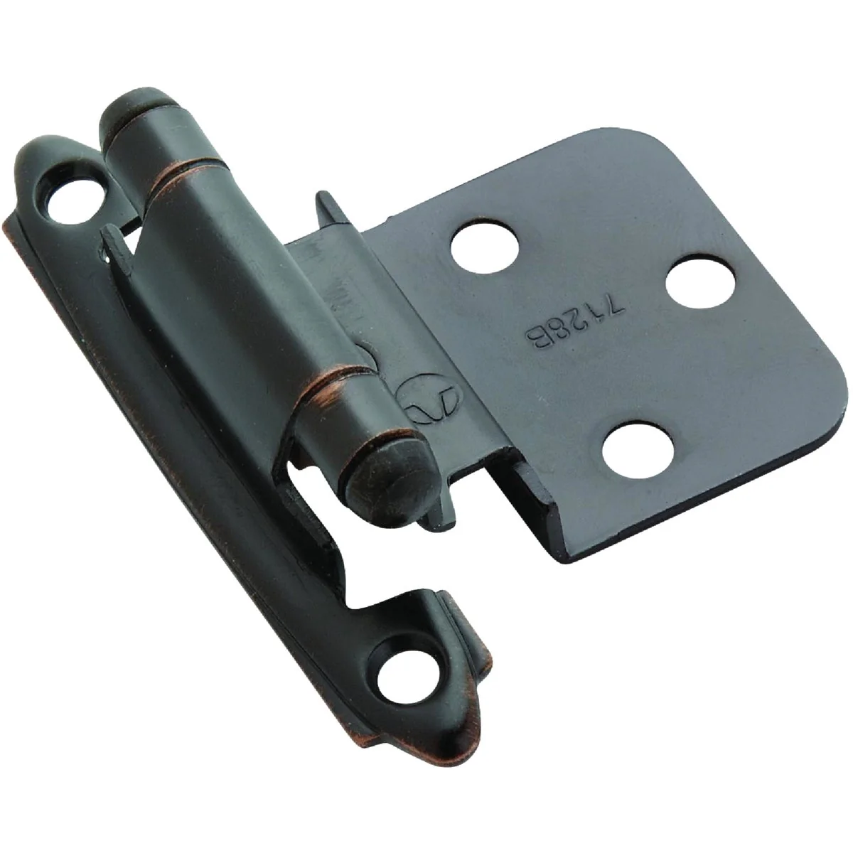 Carefully Designed Amerock Functional Hardware 3 8 In. Oil Rubbed Bronze Self-Closing Face Mount Inset Hinge 10-Pack Crafted