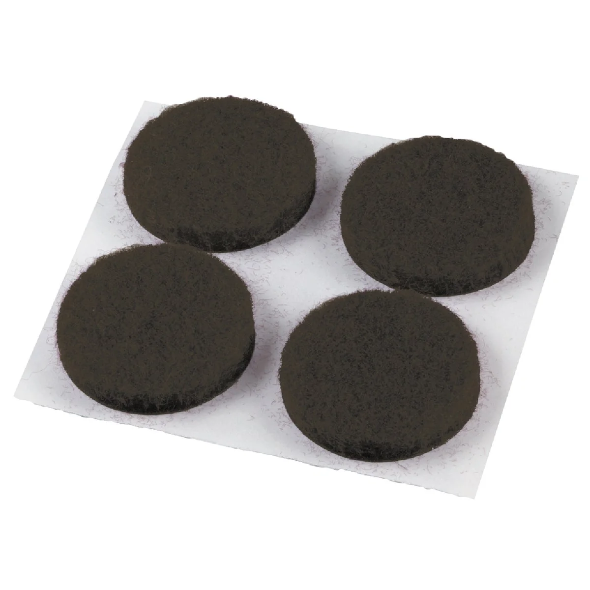 Proven Do it 3 4 In. Brown Round Felt Pad 12-Count Powerful