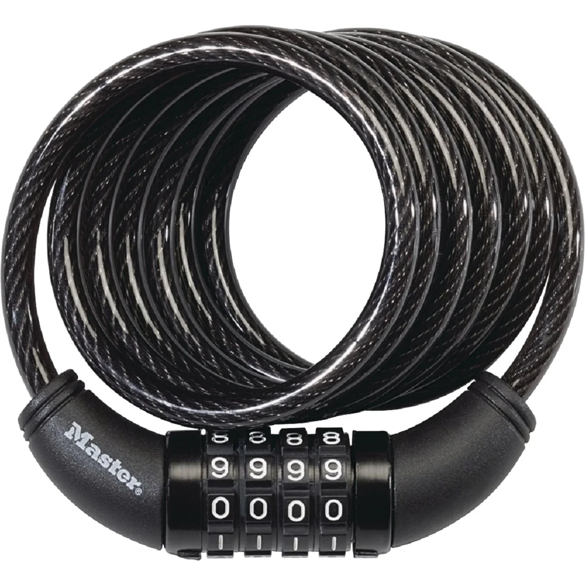 Elite Master Lock 6 Ft. Cable Combination Bicycle Lock Official