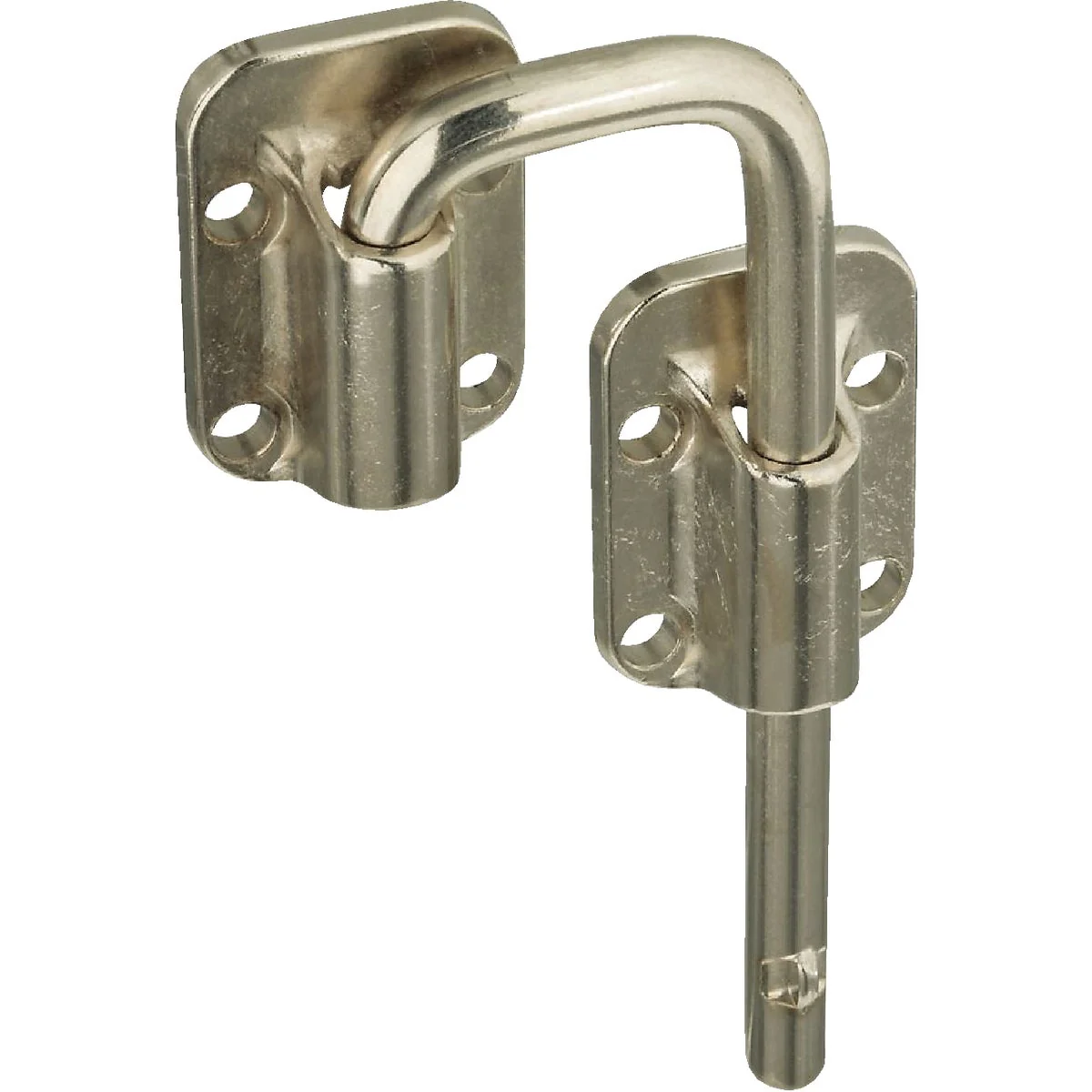 Secure National Door 1-1 2 In. Nickel Slide Bolt Flexible