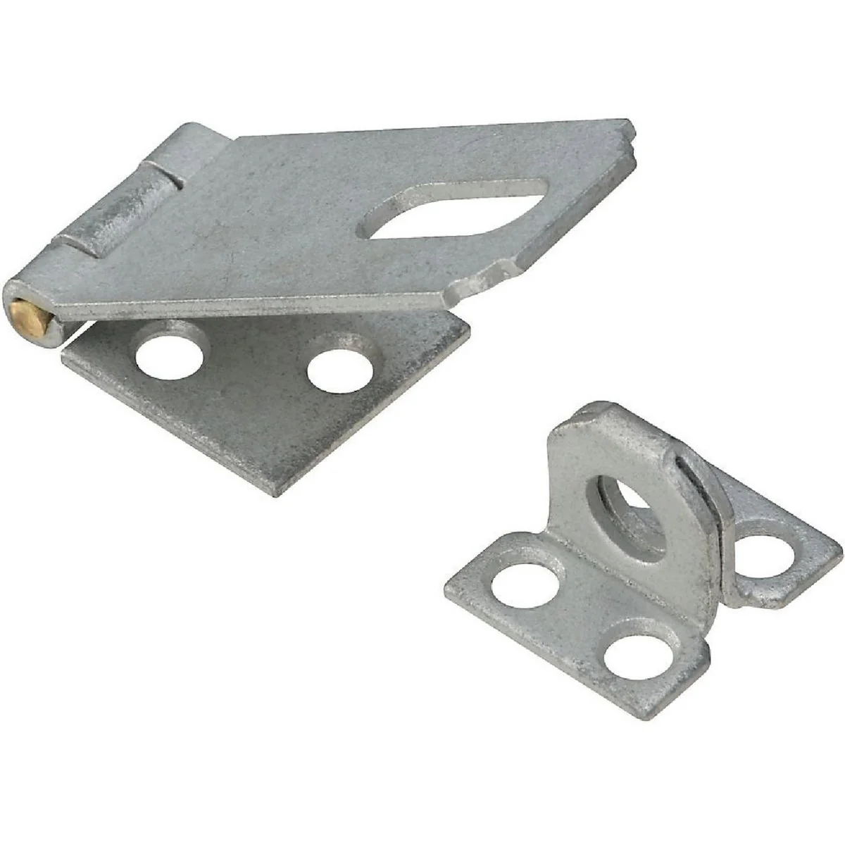 Dependable National 2-1 2 In. Galvanized Non-Swivel Safety Hasp Luxury