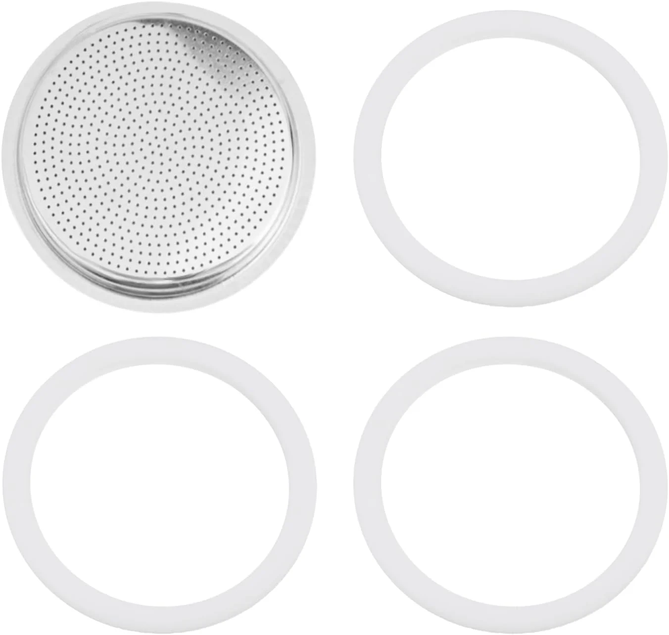Original Design 2 3 6 9 12 Cup Gasket Filter For Stovetop Espresso Coffee Makers Rubber Seal For Stove Top Coffee Maker Moka Pot Silicone Gasket Seals Enhanced