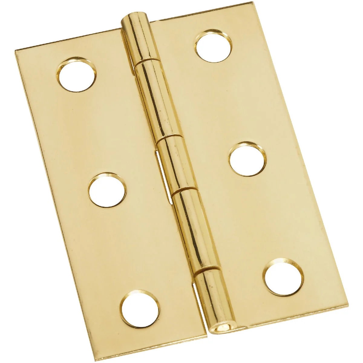 Fast National 1-3 4 In. x 2-1 2 In. Brass Medium Decorative Hinge 2-Pack Sophisticated