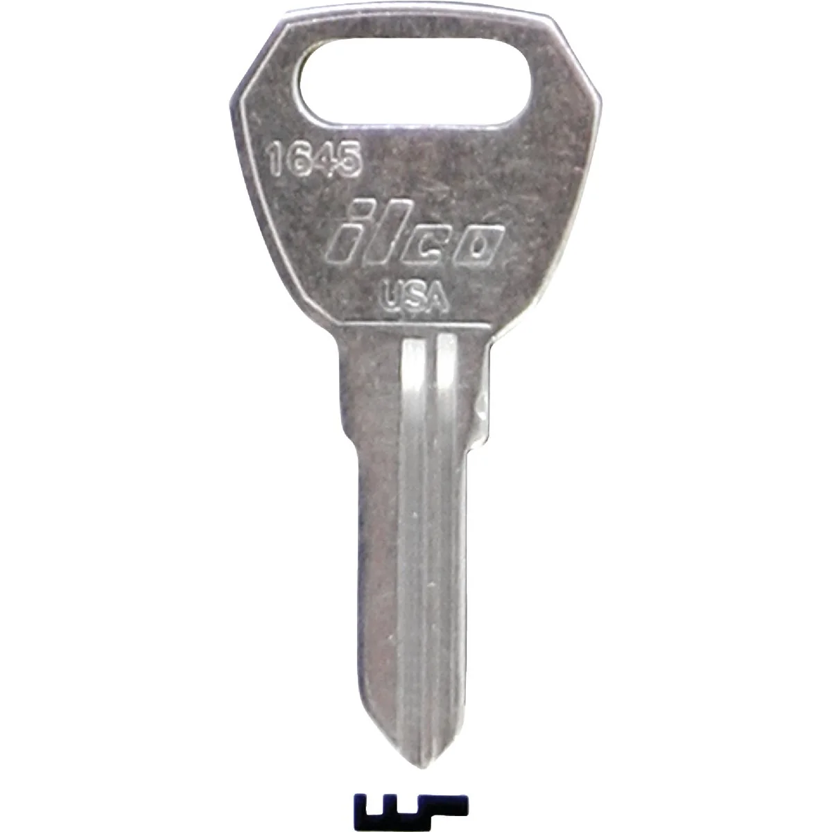Advanced ILCO Fulton Nickel Plated Hitch Key 10-Pack Long-Lasting