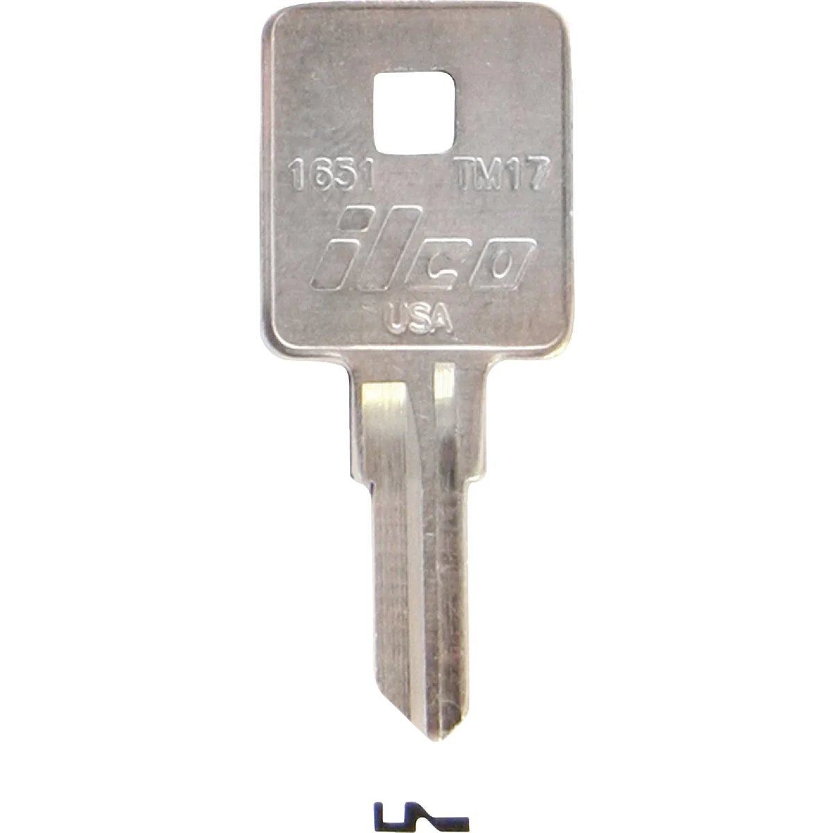 Enhanced ILCO Trimark Nickel Plated Toolbox Key TM17 10-Pack Long-Lasting
