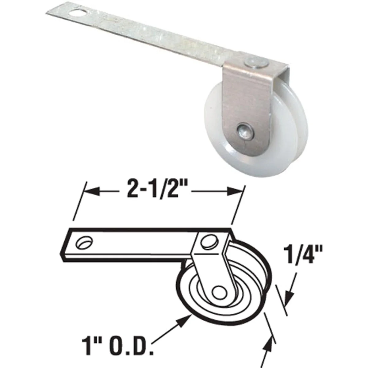 Recyclable Prime-Line Flat Screen Door Tension Spring with Roller 2-Pack Convenient