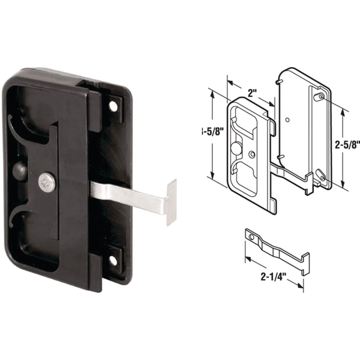 Artisan Prime-Line Screen Door Handle Sophisticated