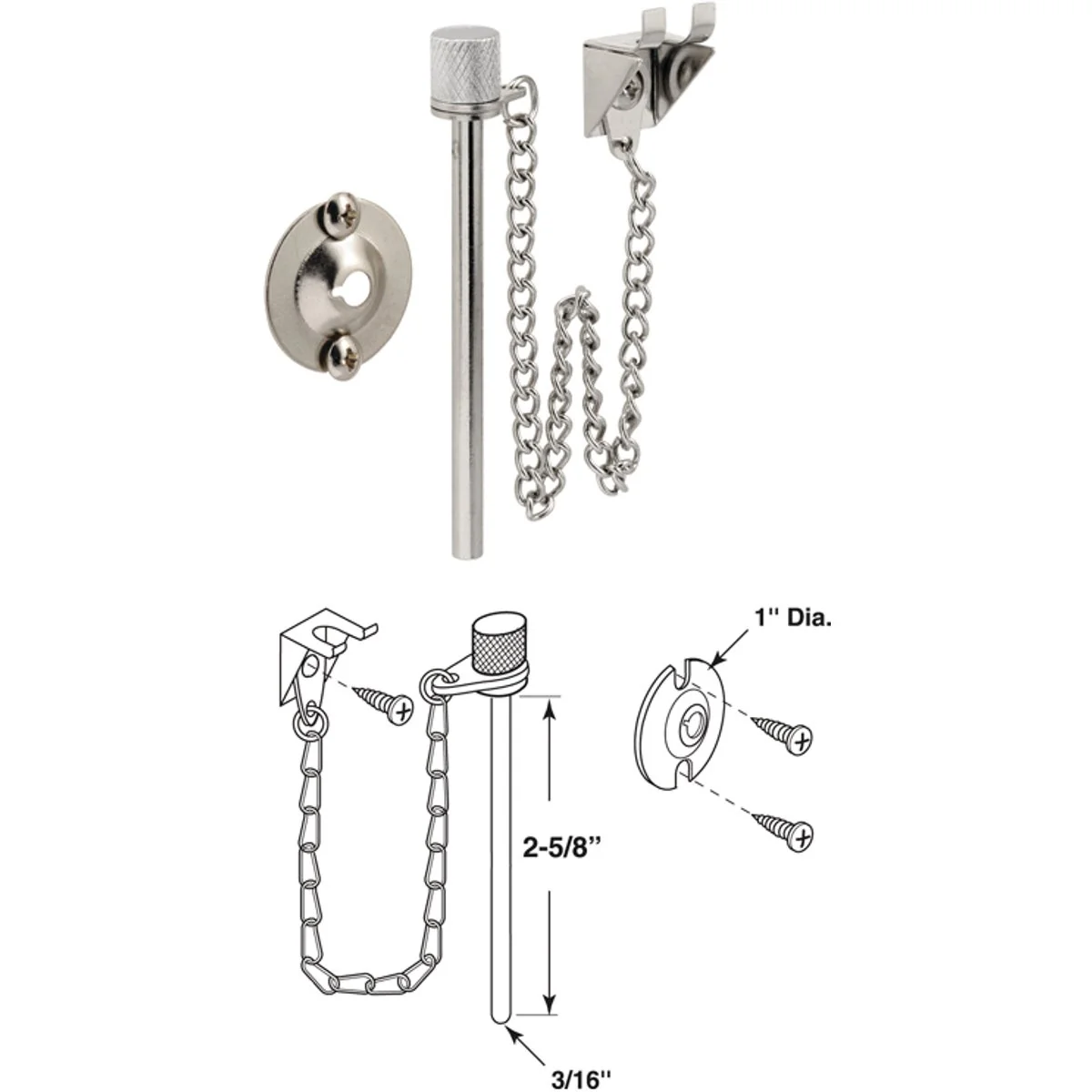 Recyclable Prime-Line Security Pin Patio Door Lock Certified