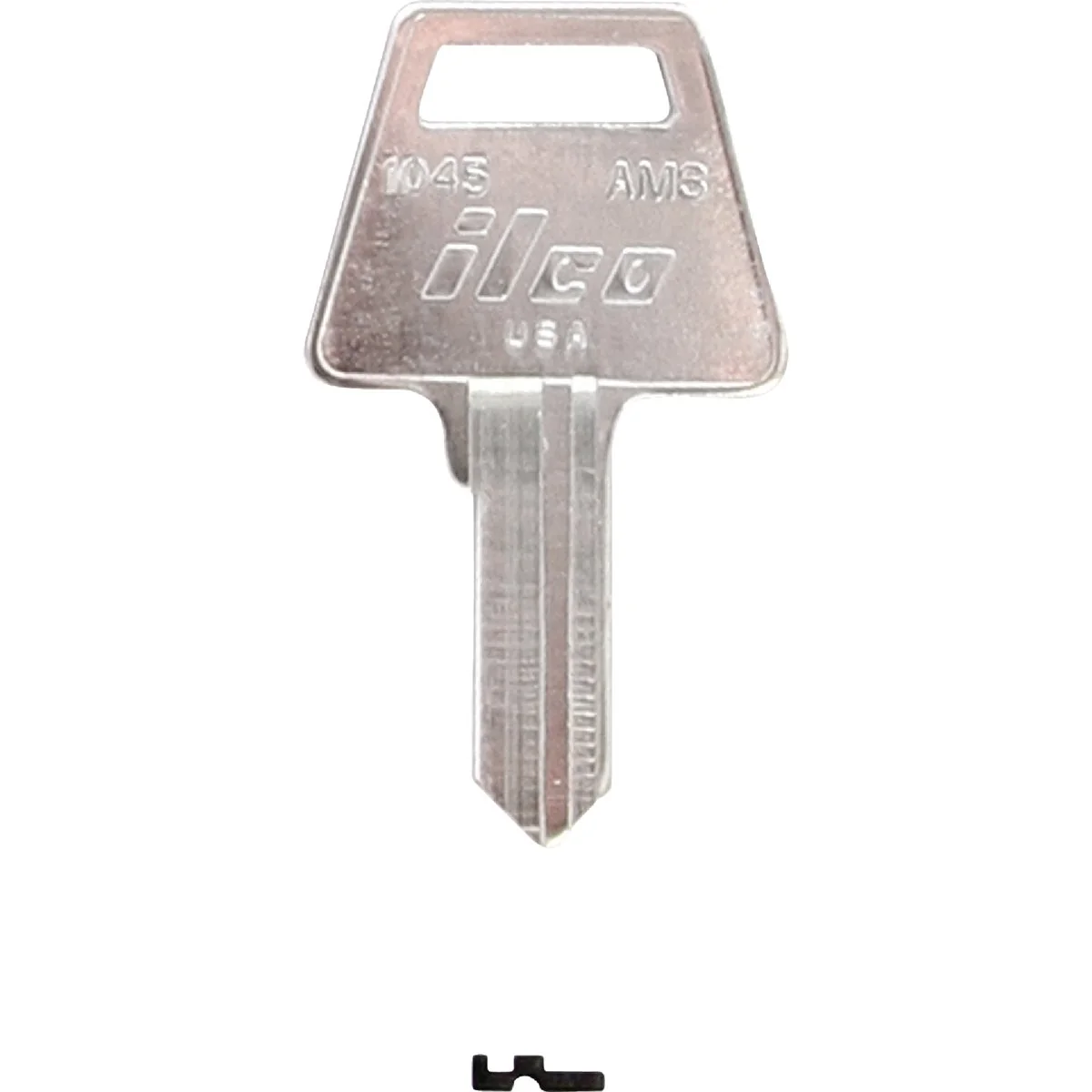 Durable ILCO American Nickel Plated House Key AM3 10-Pack Powerful