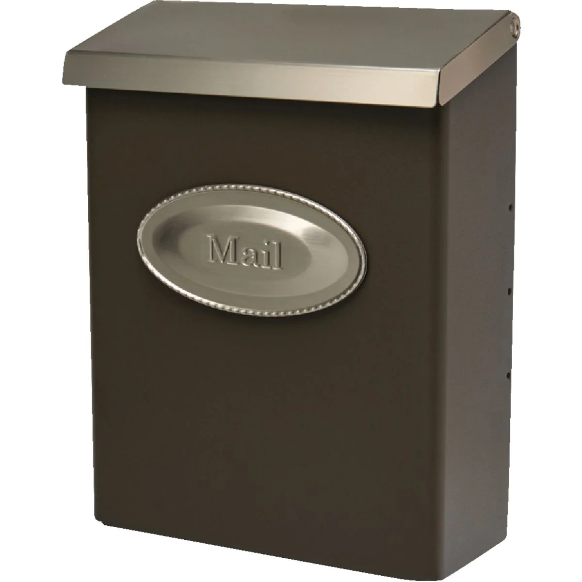 Selected Gibraltar Venetian Bronze Designer Vertical Wall Mount Mailbox Clean