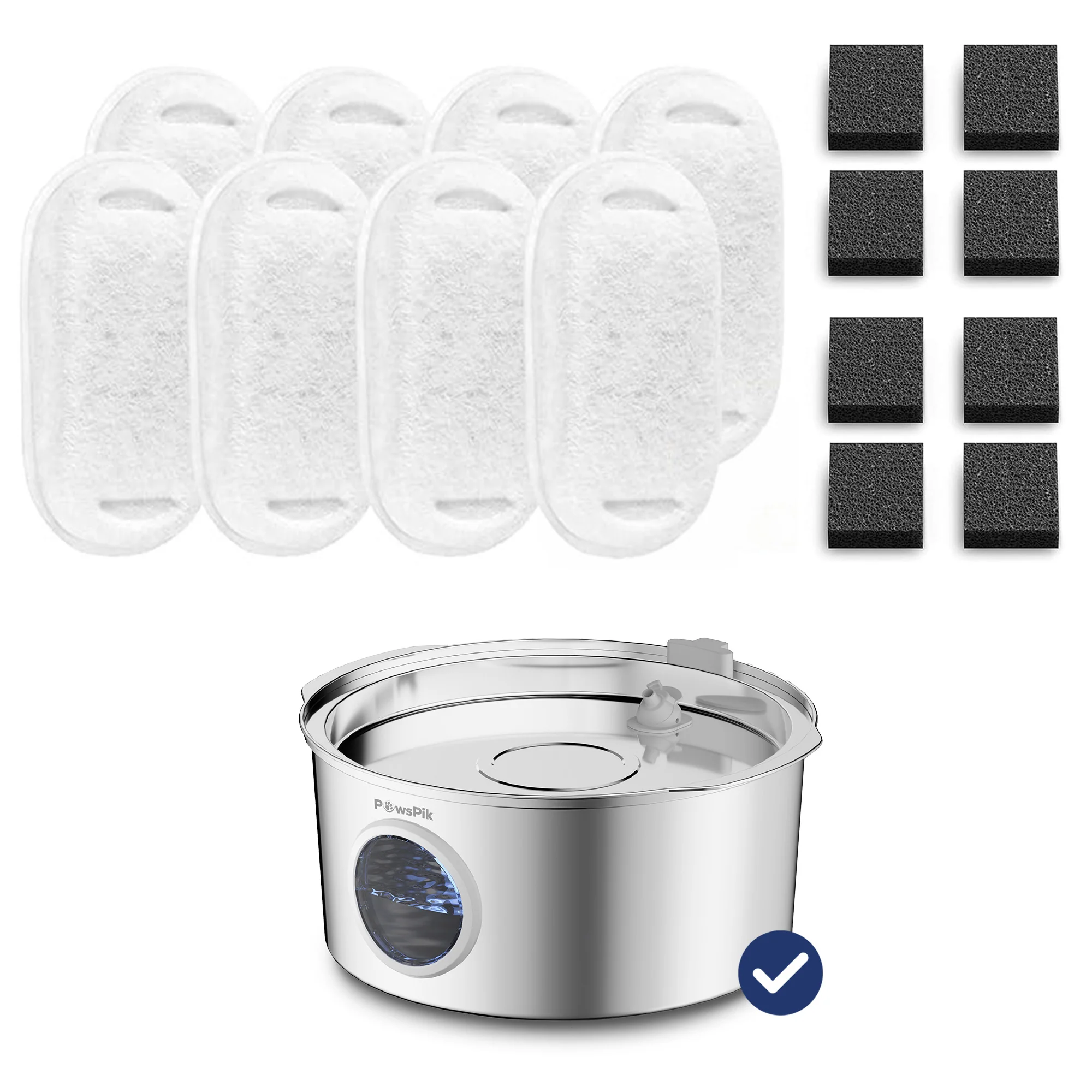 Long-Lasting PawsPik® Dog Water Fountain Filters 1.8-gal 8 count Elite