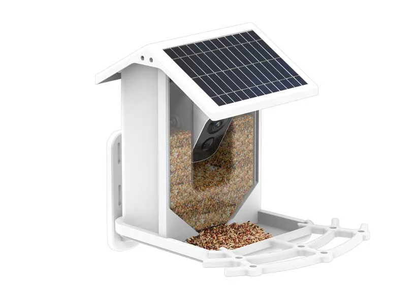 Easy-to-Use Manufacture Smart Bird Feeder with Camera Outdoor Solar Bird House with Wifi AI Recognize Bird Species World-Class