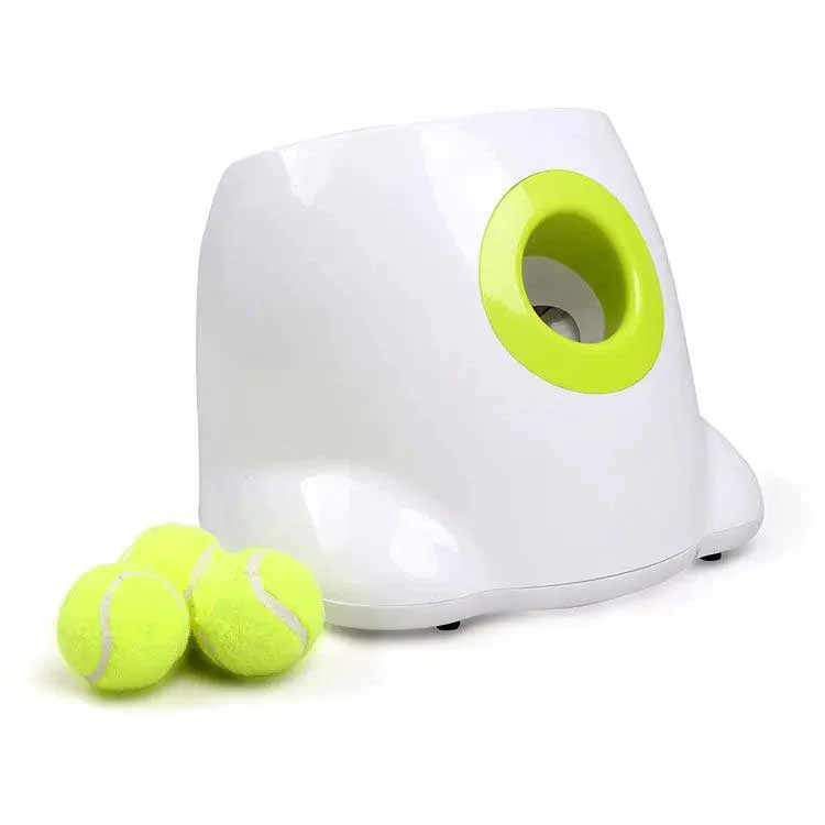 Fine Whole Large Dog Outdoor Automatic Tennis Ball Launcher Pet Training Toys Interactive Fetch Throwing Ball Machine Exceptional