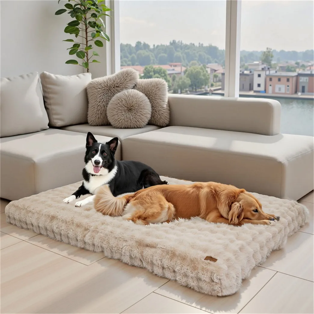 Crafted Premium Ultra Soft Dog Bed For Large Dogs Environmentally Friendly
