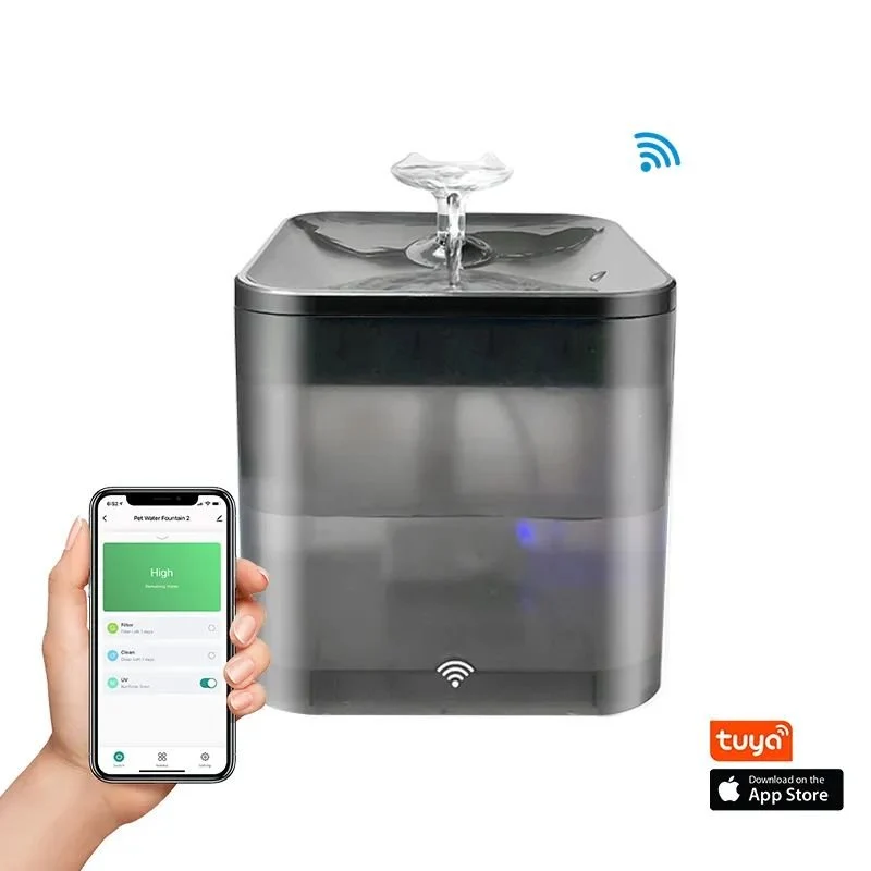 Prestigious TUYA Smart Whole APP mobile phone control USB pet cat and dog water dispenser OEM Selected
