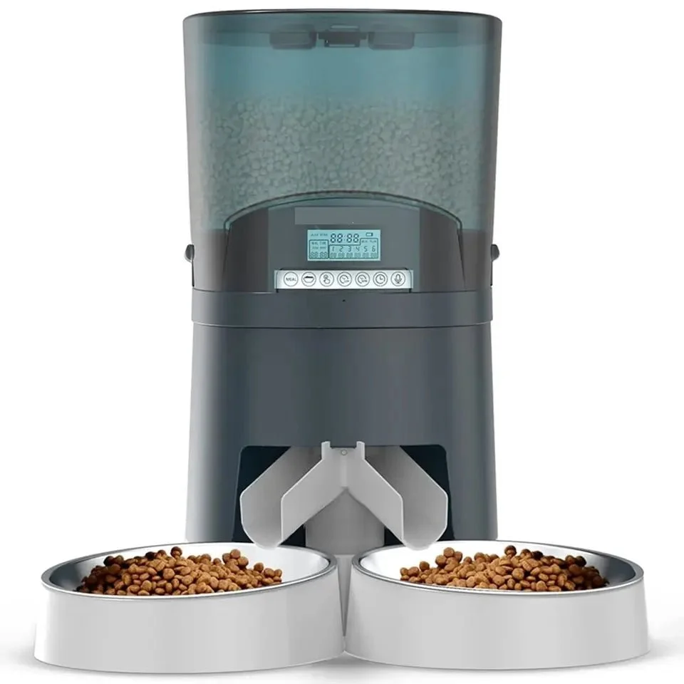 Lightweight Whole Smart WiFi automatic timing pet cat feeders dog food dispensers can be OEM Refined