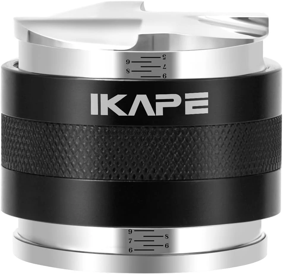 Fine Ikape Coffee Products 51mm Coffee Distributor Hand Tamper Adjustable Depth Espresso Distributor Fits All 51mm Espresso Portafilter Specialty