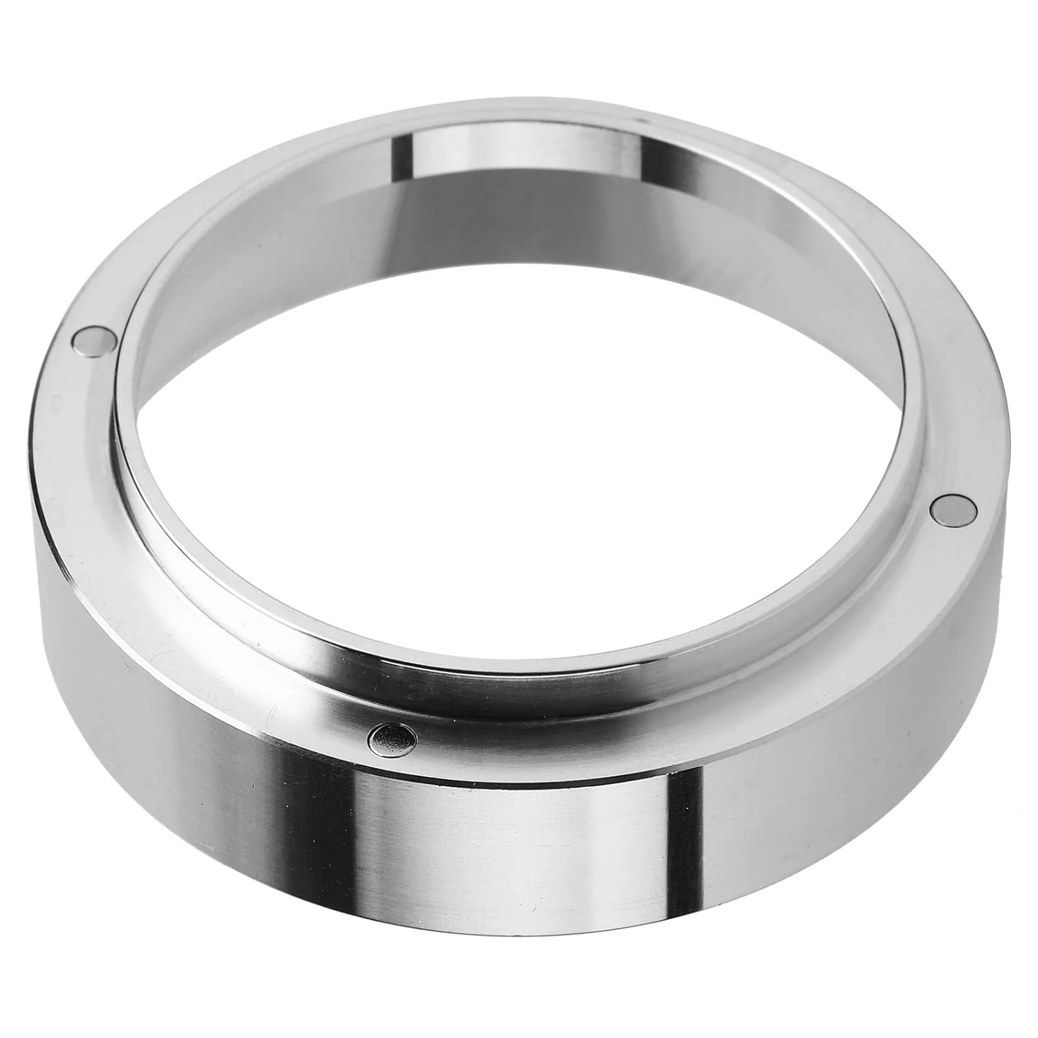 Green 51mm Dosing Funnel Zinc Alloy Coffee Dosing Funnel Ring Magnetic Espresso for Coffee Machine Silver Enhanced