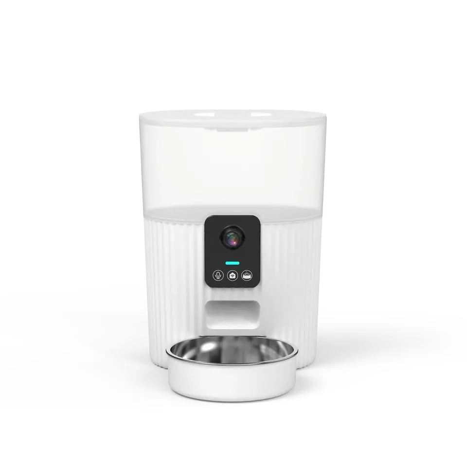 Modern TUYA Smart WiFi with camera automatically timing pet cat and dog feeder can be OEM Easy-to-Use