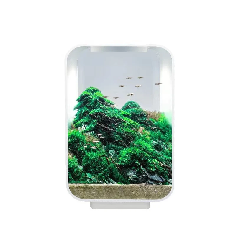 Dependable Whole Smart Pet Fish Tank Mini Desktop Fish Tank Acrylic Small Ecological Betta Fish Tank OEM Innovative