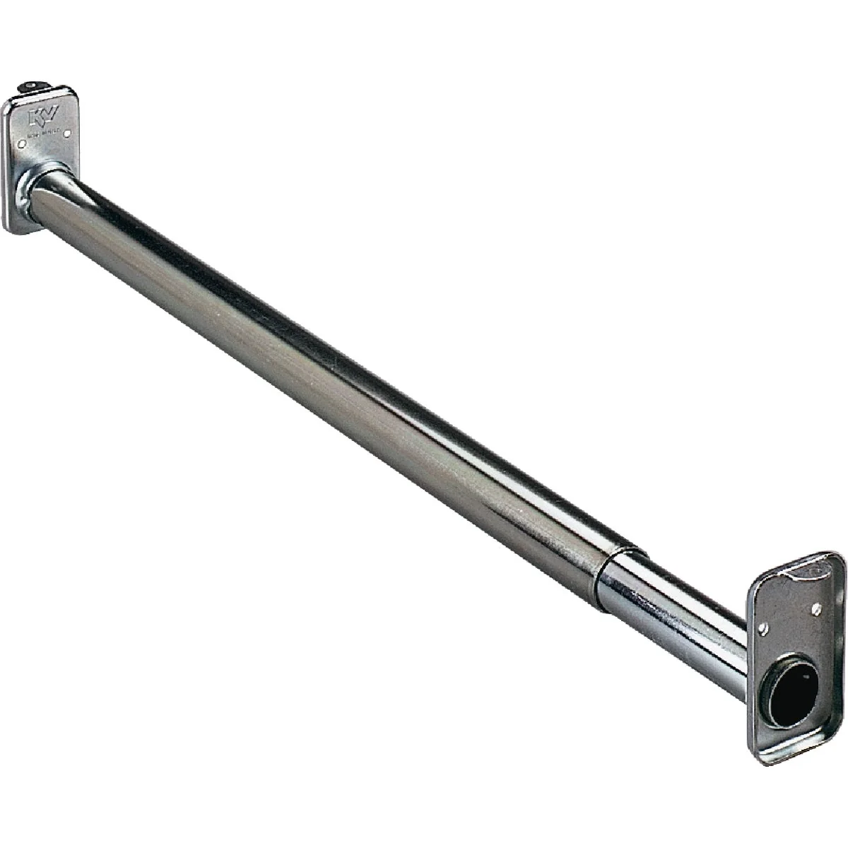 Dependable Knape Vogt 48 In. to 72 In. Adjustable Closet Rod Zinc Pure