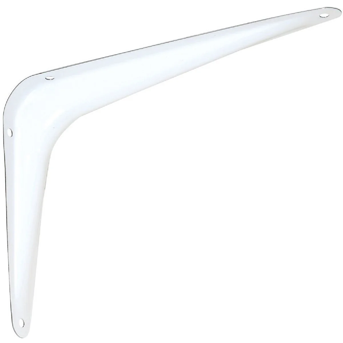 Reusable National 211 6 In. D. x 8 In. H. White Steel Shelf Bracket Premium