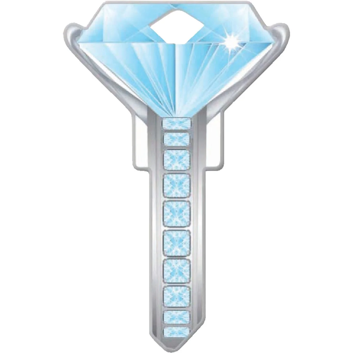 Premium Material Lucky Line Diamond Design Decorative House Key SC1 Easy-to-Use