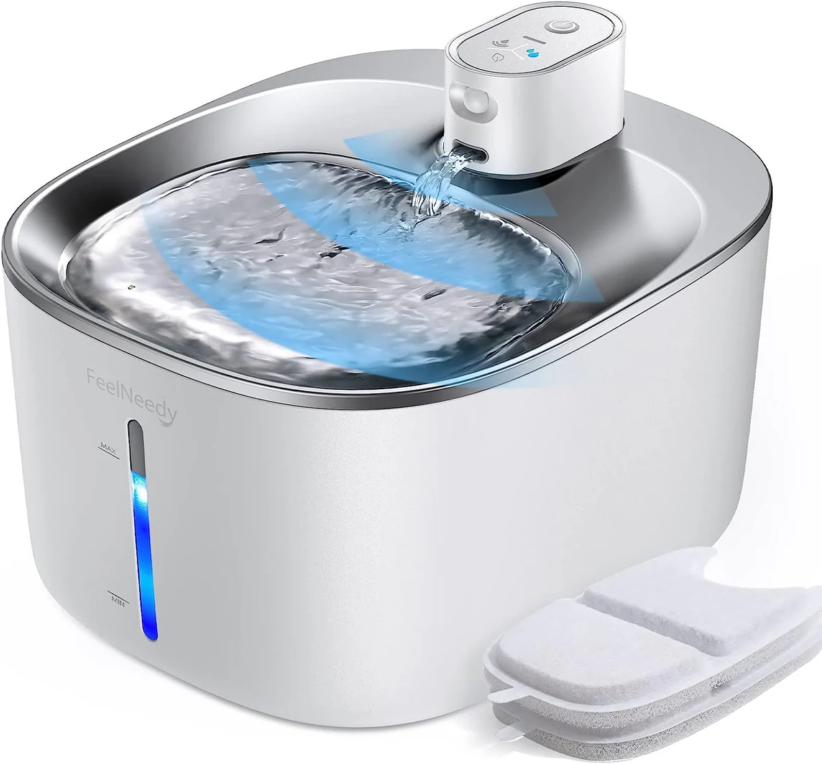 Healthy Whole Smart Automatic Cat Fountain Wireless Cat Drinking Water Dispenser Battery Powered For Cats And Dogs Stylish