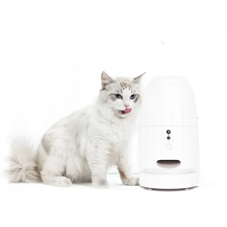 Minimalist Whole Smart Pet Feeder with Camera App Remote Control Automatic Cat Feeder Dog Bowl OEM Traditional