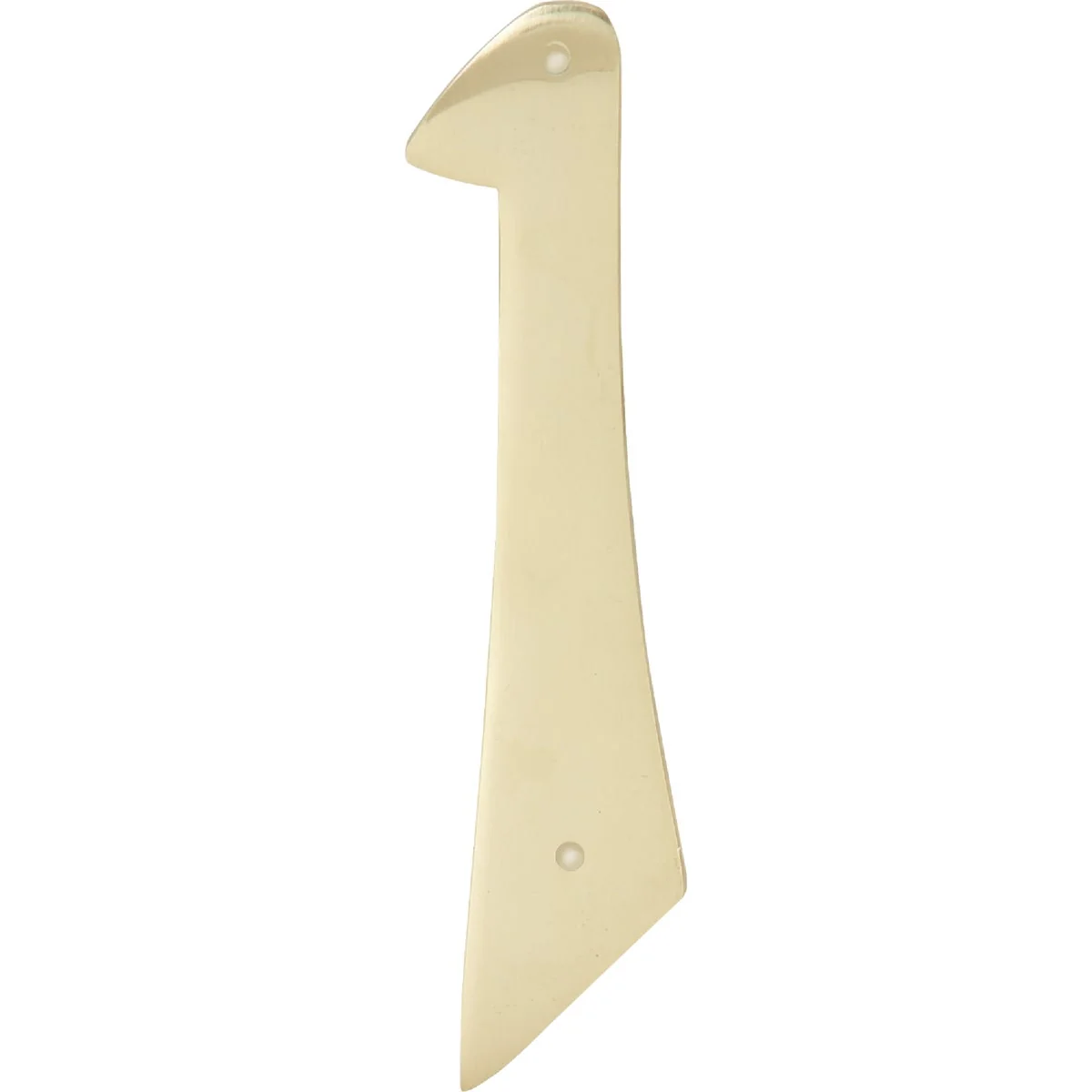 Clean Hy-Ko 4 In. Polished Brass House Number One Premium