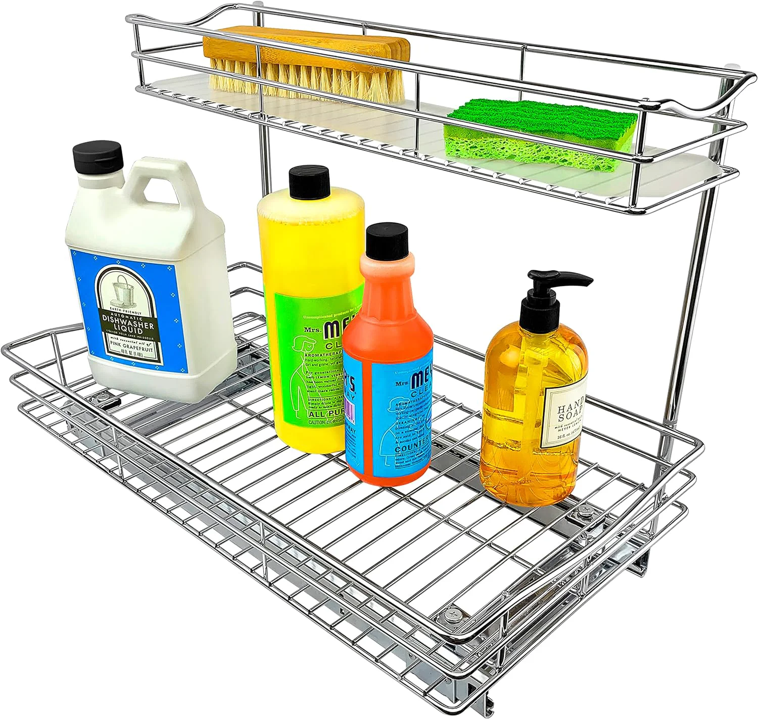 Smooth Lynk PROFESSIONAL® Pull Out Under Sink Kitchen Cabinet Organizer – 11.5 in. x 18 inch deep Drawer Trusted
