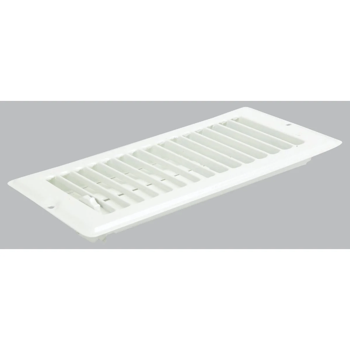 Responsible United States Hardware 4 In. x 8 In. x 9 16 In. White Steel Floor Register Fashionable