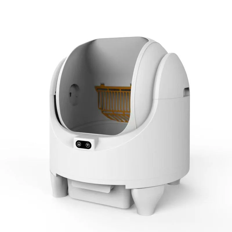 Eco-Friendly Whole Intelligent Self Cleaning Big Size Smart Open Cat Litter Automatic Box Low Noise Odor-Proof Wifi Remote App Control Soft